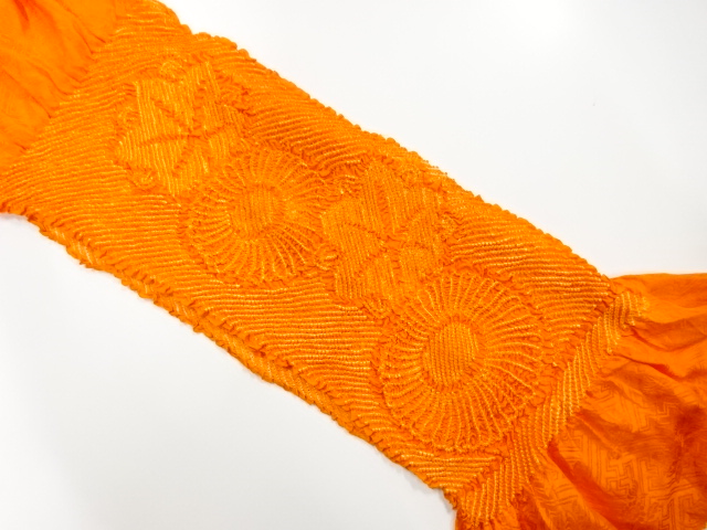 SILK shibori obiage